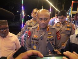 Dansat Brimob Polda Gorontalo Resmikan Jembatan Penghubung Dusun Potia-Mohulo di Desa Molalahu